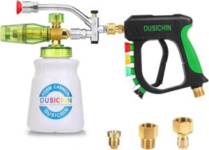 DUSICHIN Short Pressure Washer Gun With Foam Cannon