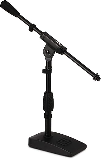 Gator Short Weighted Base Microphone Stand GFW-MIC-0821