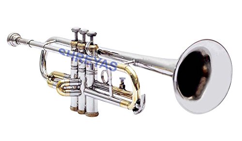 SHREYAS Trumpet Bb Pitch Brass & Nickel - Image 2