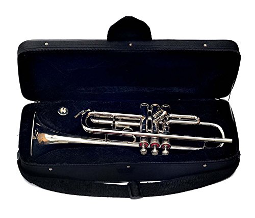 SHREYAS Trumpet Bb Pitch Nickel With Case - Image 3