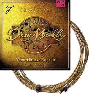 Dean Markley Signature Vintage Bronze Acoustic 12-String Set, 11-50