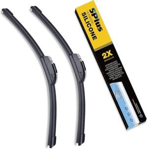 5 PLUS Silicone Windshield Wipers 26 & 22 Inch