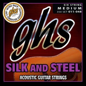 GHS Strings Silk And Steel Acoustic Guitar Strings, Medium