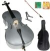 Merano Silver Cello with Bag and Accessories