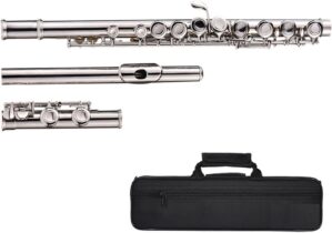 MoonAngel Silver Nickel Plated C Key Flute