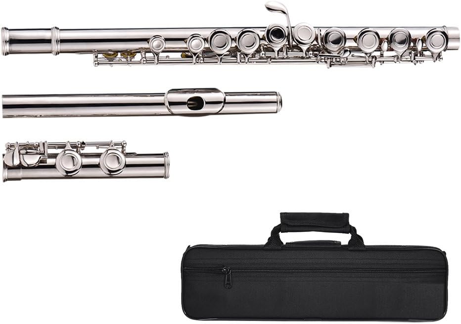 MoonAngel Silver Nickel Plated C Key Flute