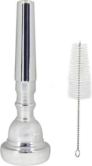 Danchet Silver Plated 3C Trumpet Mouthpiece
