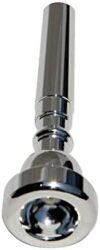 GLORY Silver Plated Bb Trumpet Mouthpiece, 5c