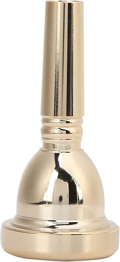 LiebeWH Silver Plated Large Shank Trombone Mouthpiece