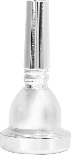 LiebeWH Silver Plated Trombone Mouthpiece Large Shank