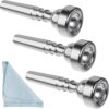 Eison Silver Trumpet Mouthpiece Set 7C 5C 3C