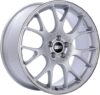 BBS Silver Wheel With Polished Stainless Rim (18 x 8.5 Inches)