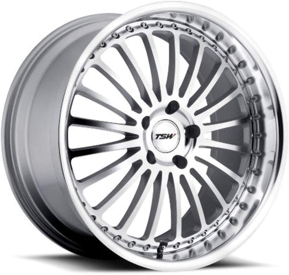 TSW Silverstone Silver Wheel With Machined Lip