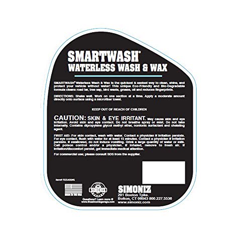 Simoniz Smartwash Waterless, 32-Ounce, Clear - Image 2