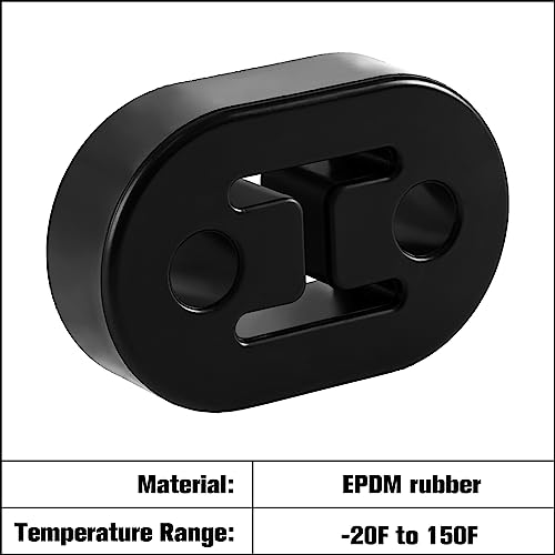 SINGARO Rubber Exhaust Hanger, 2 Holes, 4PCS - Image 3