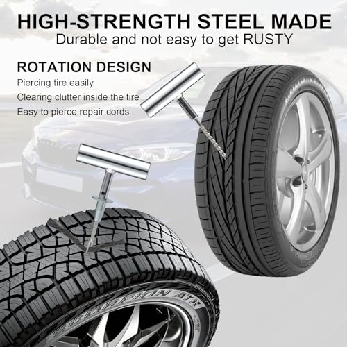 SINGARO Tire Repair Kit With Plugs, 9PC - Image 3