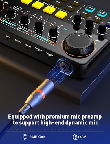 SINWE Streaming Audio Mixer With RGB Interface - Image 3