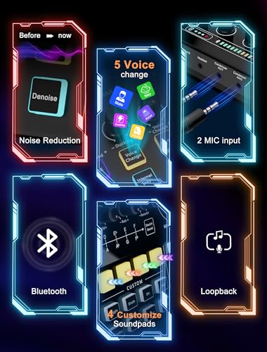 SINWE Streaming Audio Mixer With RGB Interface - Image 4