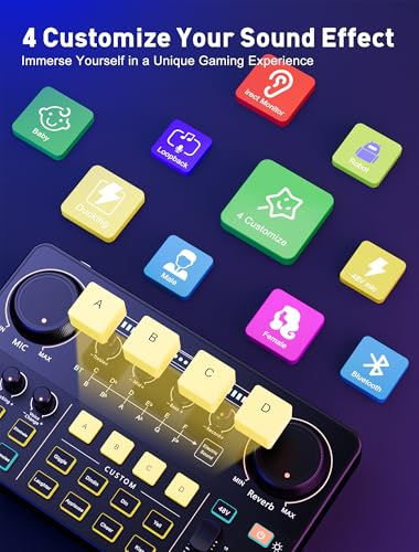 SINWE Streaming Audio Mixer With RGB Interface - Image 2