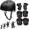 Besmall Skate Helmet With Protective Gear Set