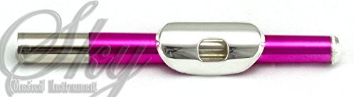 Sky Hot Pink Lacquer Piccolo With Case - Image 4
