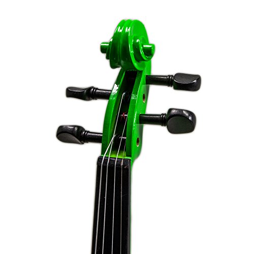 Sky VN202 Wood Green Violin with Bow - Image 4
