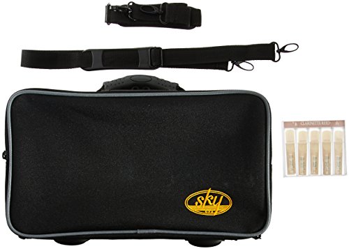 Sky White ABS Student Bb Clarinet with Case - Image 2