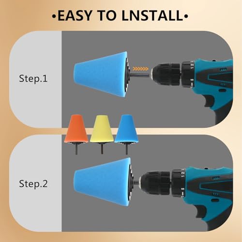 SLTG2020 Polishing Foam Sponge Balls Wheel Tools - Image 3