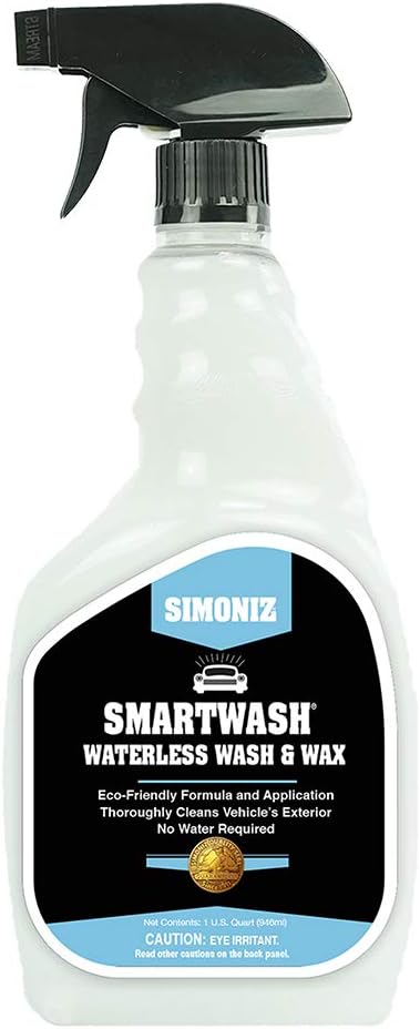Simoniz Smartwash Waterless, 32-Ounce, Clear