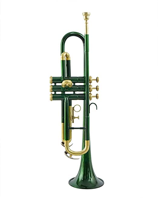 SM'SAI MUSICALS Trumpet Bb Pitch Green - Image 2