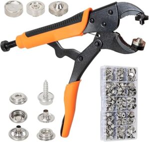 AnnYun Snap Button Kit With Snap Plier & 40 Sets