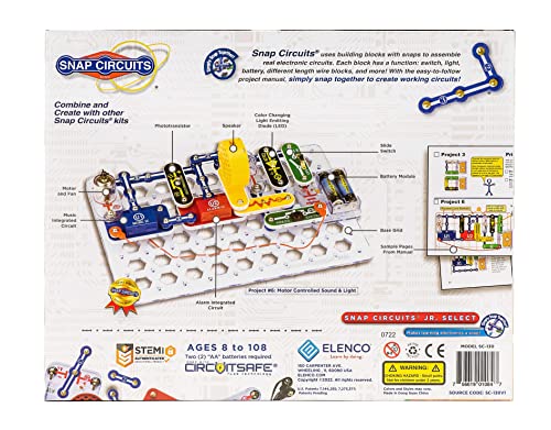 Snap Circuits Snap Circuits Jr. Select SC-130 Electronics Exploration Kit by Elenco - Image 3