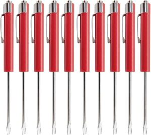 Earthtec Snap On Pocket Screwdriver, Red, R86855