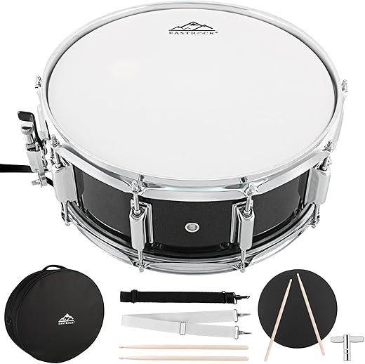 EASTROCK Snare Drum 14x5.5" For Beginners