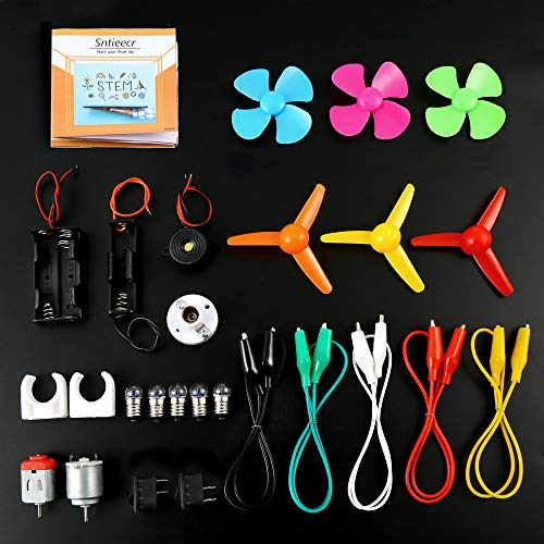 Sntieecr Sntieecr Electric Circuit Motor Kit, Science Experiment Educational Montessori Learning Kits Set For Kids DIY STEM Engineering Project, For Kids - Image 2