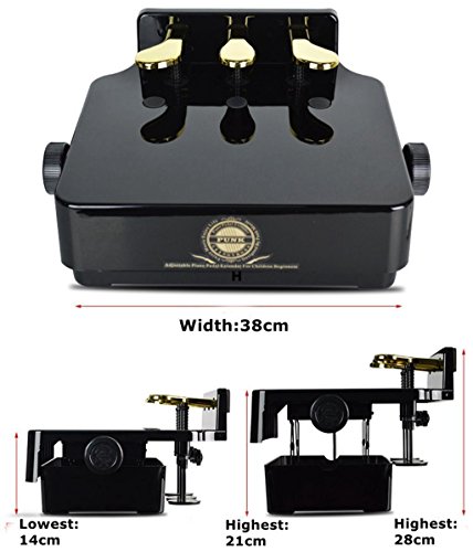 Soarun Adjustable Piano Pedal Extender Bench - Image 3