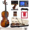 Cecilio Solidwood Left-Handed Violin, 4/4 Size