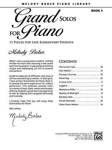 Solos For Piano Bk 3: 11 Pieces - Image 3