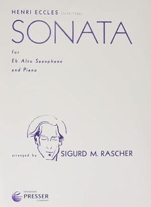Sonata For Alto Saxophone And Piano