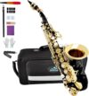 EASTROCK Soprano Saxophone Curved Bb Flat Instrument