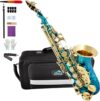 EASTROCK Soprano Saxophone Curved Bb Flat Instrument