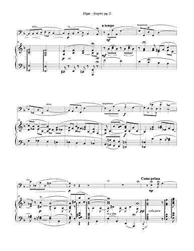 Sospiri for Tuba/Bass Trombone & Piano - Image 2