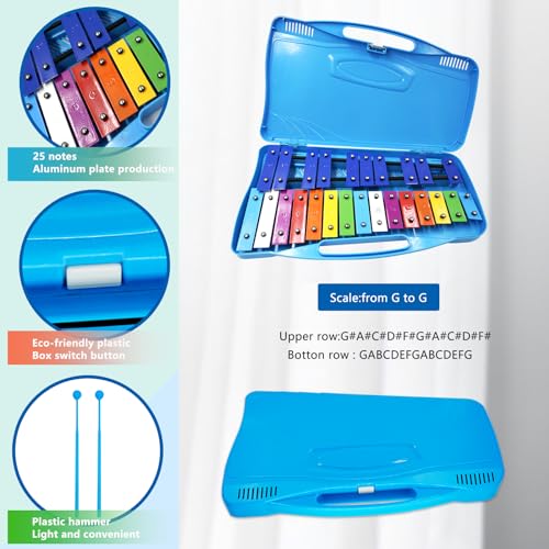 soulmate 25-Note Glockenspiel Xylophone For Kids - Image 2