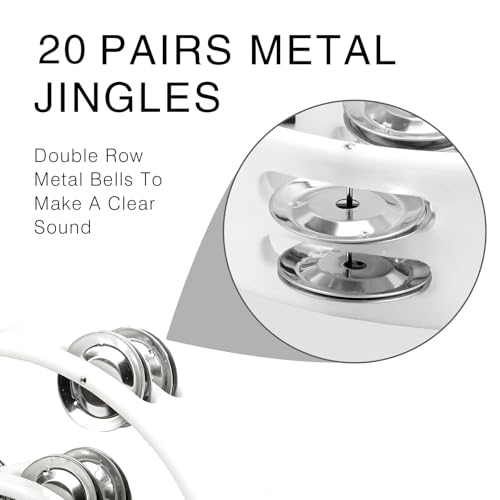 soulmate Tambourine Metal Jingles Hand Held Percussion - Image 2