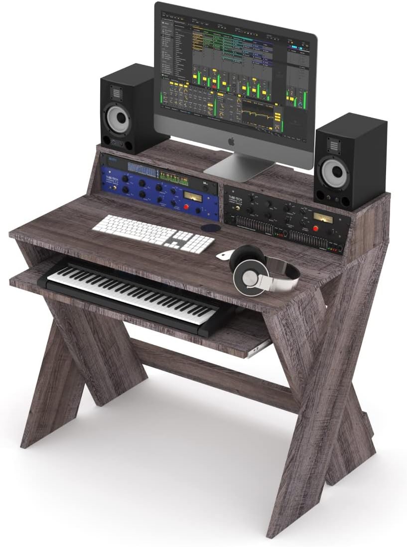 Glorious Sound Desk Compact Studio Workstation (Walnut)