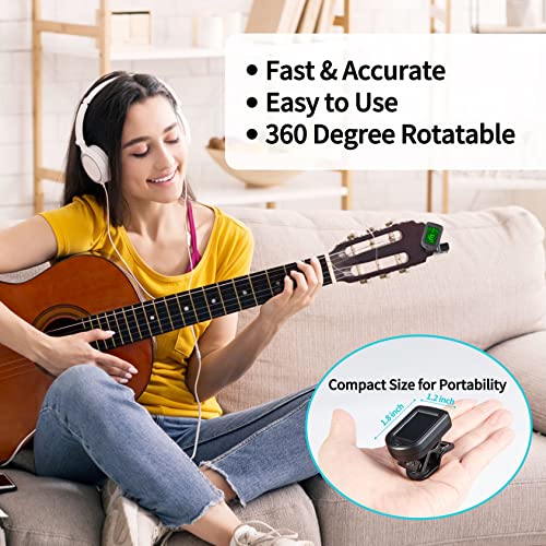 Sound harbor Clip On Tuner For Guitar & Ukulele - Image 2