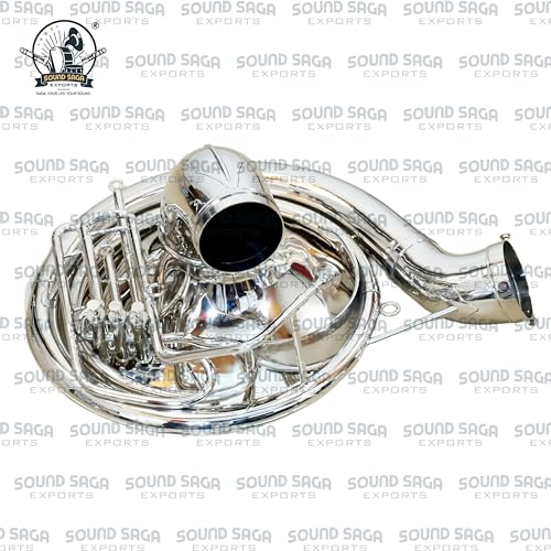 SoundSaga Chrome Finish King Size Sousaphone With Mouth Piece - Image 2
