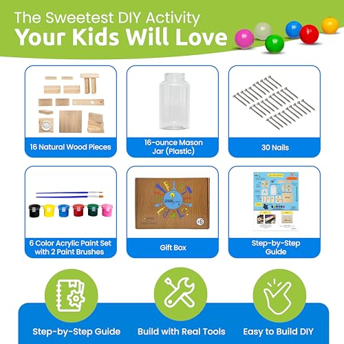 SparkJump DIY Wood Building Kits For Kids By Author's Name - Image 2