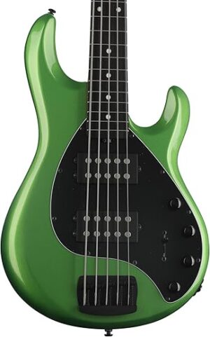 Ernie Ball Music Man Special 5 HH Bass Guitar – Kiwi Green