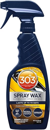 303 Products Spray Wax - Quick Car Wax, 16 fl. oz
